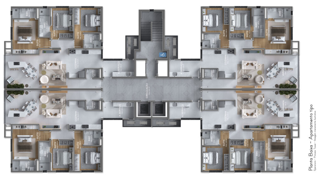 Princess - Planta do Tipo